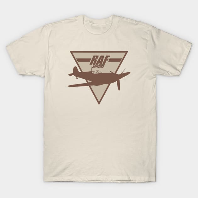 Supermarine Spitfire T-Shirt by Tailgunnerstudios